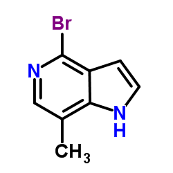 4-溴-7-甲基-1H-吡咯并[3,2-c]吡啶图片