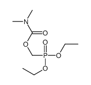 diethoxyphosphorylmethyl N,N-dimethylcarbamate Structure