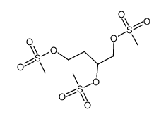 1,2,4-TRIS(METHANESULFONYLOXY)BUTANE Structure
