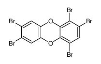 1,2,4,7,8-pentabromodibenzo-p-dioxin Structure