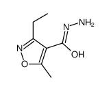 3-ethyl-5-methyl-1,2-oxazole-4-carbohydrazide Structure