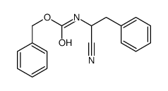 benzyl N-(1-cyano-2-phenylethyl)carbamate Structure