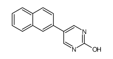 5-naphthalen-2-yl-1H-pyrimidin-2-one Structure