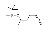 tert-butyl-hepta-5,6-dien-2-yloxy-dimethylsilane结构式