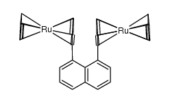 1,8-bis(ruthenocenyl)naphthalene Structure