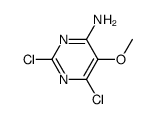 2,6-Dichloro-5-methoxy-pyrimidin-4-ylamine结构式