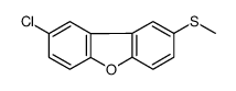 2-chloro-8-methylsulfanyldibenzofuran Structure