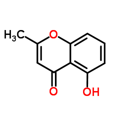 5-Hydroxy-2-methyl-4H-chromen-4-one Structure
