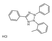 2-(2-methylphenyl)-3,5-diphenyl-1H-tetrazol-1-ium,chloride结构式