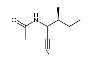 N-((2S)-1-cyano-2-methylbutyl)acetamide Structure