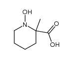 1-hydroxy-2-methylpiperidine-2-carboxylic acid结构式