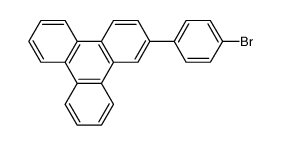 2-(4-溴苯基)三亚苯结构式