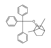 4,7,7-trimethyl-3-trityloxybicyclo[2.2.1]heptane结构式
