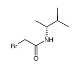 (R)-2-bromo-N-(3-methylbutan-2-yl)ethanamide结构式
