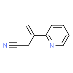 2-Pyridinepropanenitrile,beta-methylene-(9CI)结构式