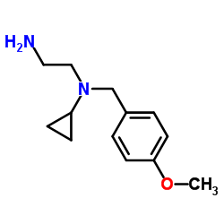 N-Cyclopropyl-N-(4-methoxybenzyl)-1,2-ethanediamine Structure