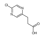 3-(5-chloropyrazin-2-yl)propanoic acid Structure