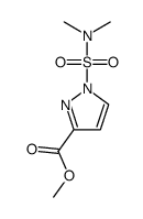 methyl 1-(dimethylsulfamoyl)-1H-pyrazole-3-carboxylate结构式