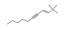 (E)-1-trimethylsilyl-1-nonen-3-yne Structure