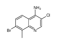 4-Amino-7-bromo-3-chloro-8-methylquinoline picture