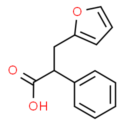 3-(FURAN-2-YL)-2-PHENYLPROPANOIC ACID structure