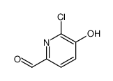 6-chloro-5-hydroxypicolinaldehyde structure
