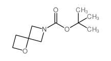 1-Oxa-6-azaspiro[3.3]heptane-6-carboxylic acid tert-butyl ester Structure