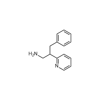 2-Pyridineethanamine,β-(phenylmethyl)- Structure