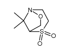 8,8-dimethyl-5,5-dioxo-1-aza-2-oxa-5-thiabicyclo[3.2.1]octane结构式