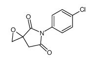 6-(4-chlorophenyl)-1-oxa-6-azaspiro[2.4]heptane-5,7-dione结构式