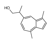 7-(2-hydroxy-1-methylethyl)-1,4-dimethylazulene结构式