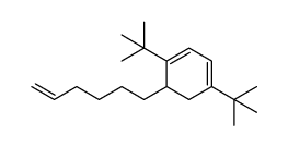 1,4-di-tert-butyl-5-(hex-5-en-1-yl)cyclohexa-1,3-diene Structure