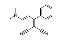 2-(3-dimethylamino-1-phenyl-2-propenylidene)-1,3-propanedinitrile结构式