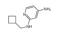 N2-(cyclobutylmethyl)pyridine-2,4-diamine structure