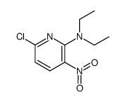 6-chloro-2-(N,N-diethylamino)-3-nitropyridine结构式