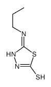 5-(propylamino)-3H-1,3,4-thiadiazole-2-thione结构式