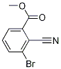 3-溴-2-氰基苯甲酸甲酯结构式