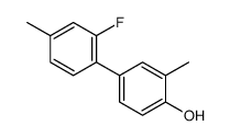 4-(2-fluoro-4-methylphenyl)-2-methylphenol结构式