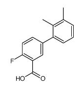5-(2,3-dimethylphenyl)-2-fluorobenzoic acid结构式