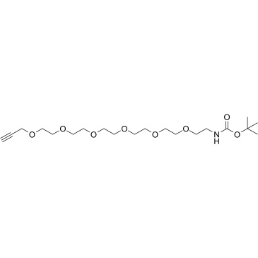 t-Boc-N-Amido-PEG6-propargyl structure