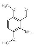 2-AMINO-3,6-DIMETHOXYBENZENECARBALDEHYDE结构式