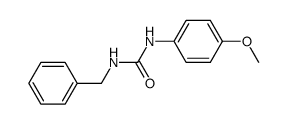 N-benzyl-N'-(4-methoxyphenyl)urea结构式