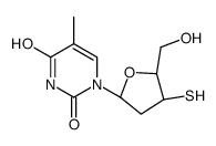 3'-thiothymidine Structure