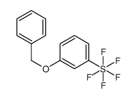 pentafluoro-(3-phenylmethoxyphenyl)-λ6-sulfane Structure
