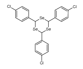 2,4,6-tris(4-chlorophenyl)-1,3,5-triselenane Structure