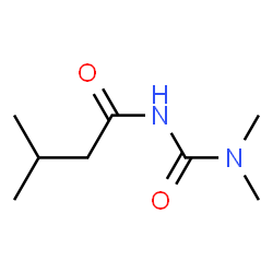 Butanamide,N-[(dimethylamino)carbonyl]-3-methyl-结构式