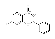 2-(Benzyloxy)-4-fluoro-1-nitrobenzene Structure