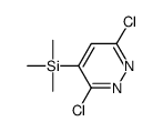 (3,6-dichloropyridazin-4-yl)-trimethylsilane结构式