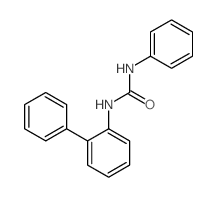 Urea,N-[1,1'-biphenyl]-2-yl-N'-phenyl- Structure