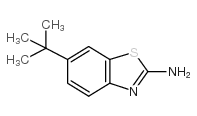 2-氨基-6-特丁基苯并噻唑结构式
